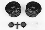 CEN Racing American Force H01 Contra Wheels (Black w/ Black Cap)