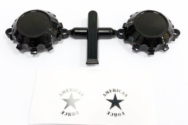 CEN Racing American Force H01 Contra Wheel Cap Black w/ Decal