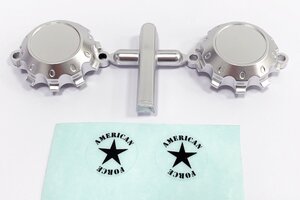 CEN Racing American Force H01 Contra Wheel Cap Silver with Decal CEN Racing American Force H01 Contra Wheel Cap Silver with Decal