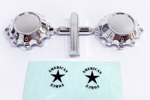 CEN Racing American Force H01 Contra Wheel Cap Chrome with Decal CEN Racing American Force H01 Contra Wheel Cap Chrome with Decal