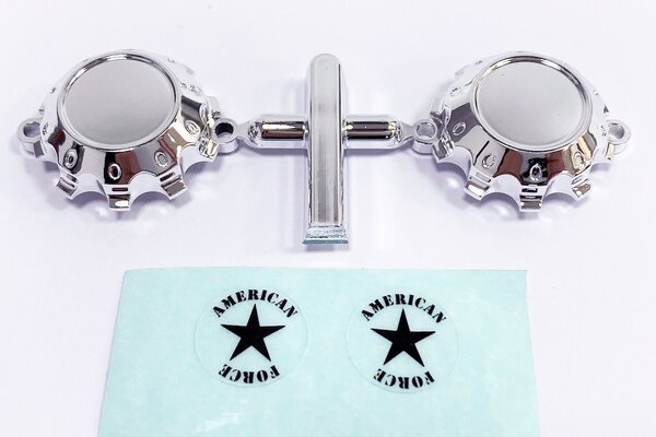 CEN Racing American Force H01 Contra Wheel Cap Chrome with Decal