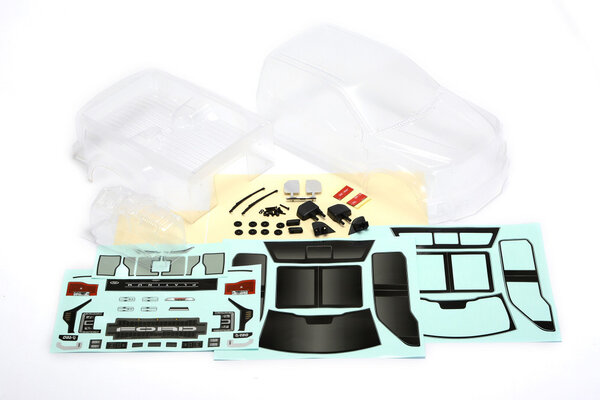 CEN Racing FORD F-450 SD Complete Body Set w/Light Bucket (Clear)