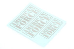 CEN Racing American Force Decal (silver)