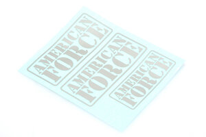 CEN Racing American Force Decal (silver) CEN Racing American Force Decal (silver)