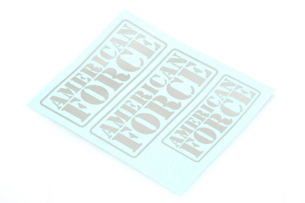 CEN Racing American Force Decal (silver)