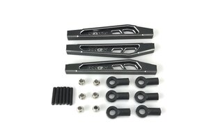 CEN Racing Front Upper & Lower Suspension Links (69mm, CNC Aluminum, Bla CEN Racing Front Upper & Lower Suspension Links (69mm, CNC Aluminum, Bla
