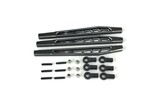 CEN Racing Rear Upper & Lower Suspension Links (117mm, CNC Aluminum, Bl