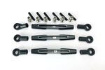 CEN Racing Panhard Bar & Steering Tie Rod (57mm, CNC Aluminum, Black Ano