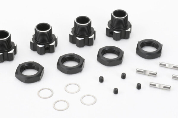 CEN Racing Aluminum 17mm Wheel Hex Drive with Nuts and Pins