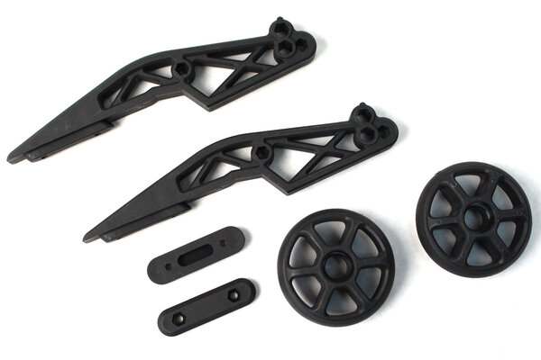 CEN Racing Reeper Wheelie Bar Plastic Parts(Bracket 2pcs,Wheel 2pcs)