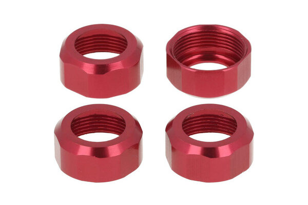 CEN Racing Shock Cap, Red Anodized (4)