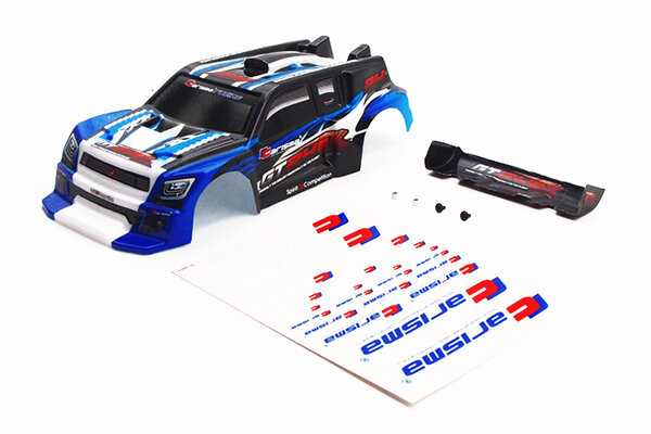 CARISMA GT24R Painted and Decorates Rally Body (Blue)