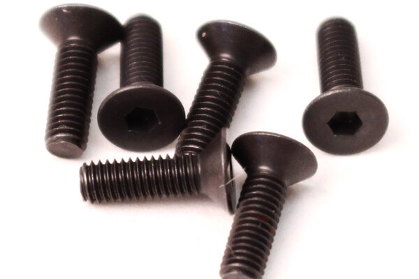 CEN Racing Flat Head Screws M3x10mm (6pcs)