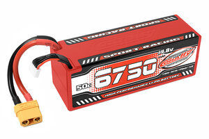 Corally (Team Corally) 6750mAh 14.8v 4S 50C Hardcase Sport Racing LiPo Battery with