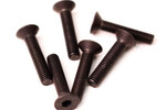 CEN Racing Flat Head Screws M3x15mm (6pcs)