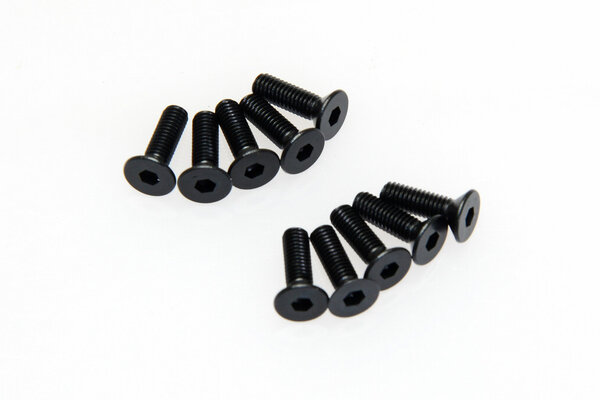 CEN Racing M3x10 Flat Head Hex Socket Screw (10pcs)