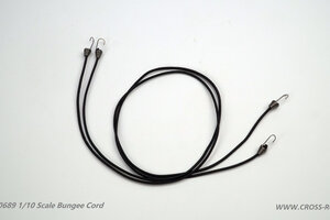 Cross RC Cross Scale Accessories-Scale Bungee Rope (Black) Cross RC Cross Scale Accessories-Scale Bungee Rope (Black)