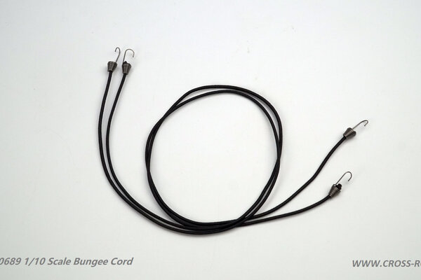 Cross RC Cross Scale Accessories-Scale Bungee Rope (Black)