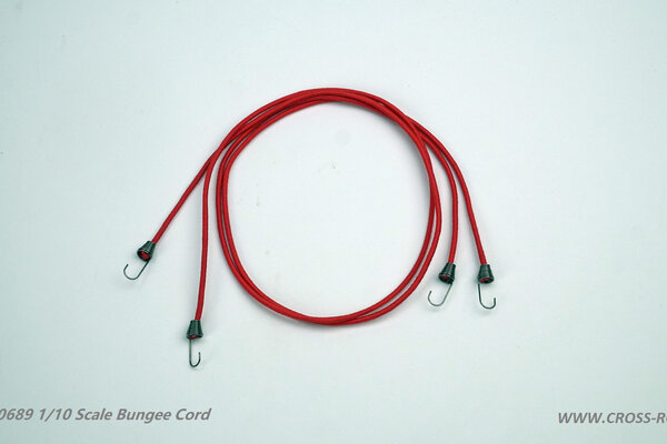 Cross RC Cross Scale Accessories-Scale Bungee Rope (Red)