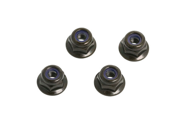 CEN Racing M4 Flange Nylon Insert Locknut (4pcs)