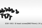 DHK Hobby B Head Screw (3x6mm) (16)