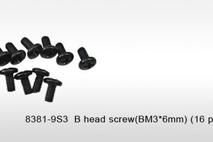 DHK Hobby B Head Screw (3x6mm) (16) DHK Hobby B Head Screw (3x6mm) (16)