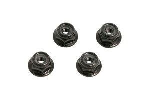 CEN Racing M4 Rebbed Flange Lock Nut (4)
