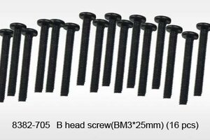 DHK Hobby 3x24mm BH Screw (16) - 8132/4 DHK Hobby 3x24mm BH Screw (16) - 8132/4