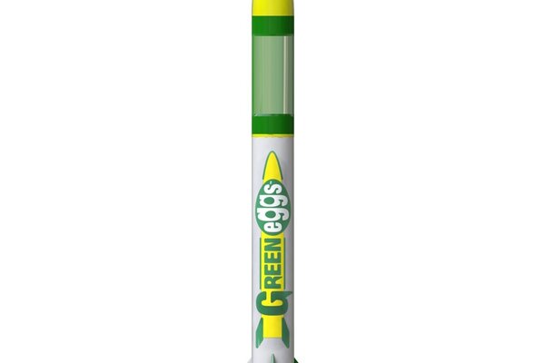 Estes Rockets EST1718  Green Eggs (white box with color Label)