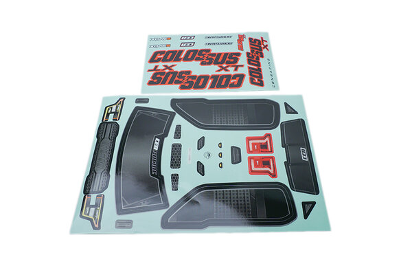 CEN Racing Colossus XT Decal/Sticker Sheet Colossus XT