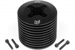 HPI Racing Aluminum Heatsink Head (Black/F3.5)