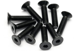 HPI Racing Flat Head Screw M4X15mm (Hex Socket/10pcs) HPI Racing Flat Head Screw M4X15mm (Hex Socket/10pcs)