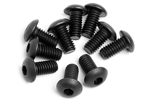 HPI Racing Button Head Screw M4X8mm (Hex Socket/10pcs)