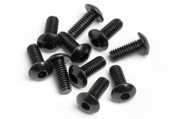 HPI Racing Button Head Screw M4X10mm (Hex Socket/10pcs)