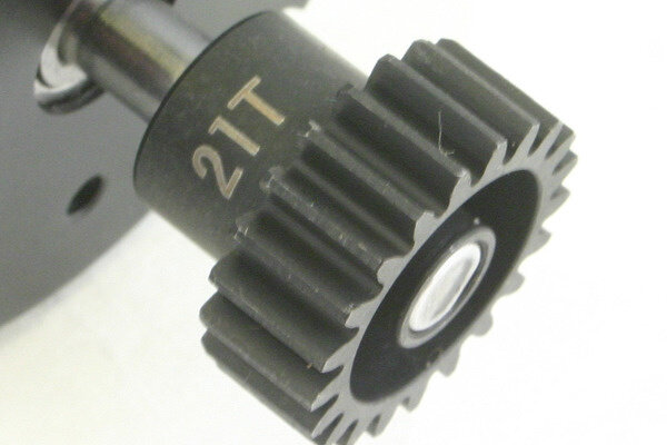 Hot Racing Steel Pinion Gear, 21 Tooth, 32 Pitch, 5mm Bore