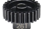 Hot Racing HRANSG3226  26T Steel 32P Pinion Gear, 5mm Bore