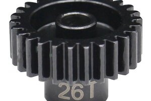 Hot Racing HRANSG3226  26T Steel 32P Pinion Gear, 5mm Bore