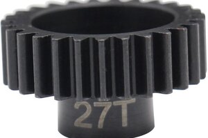 Hot Racing 27 Tooth Steel, 32P Pinion Gear, 5mm Bore