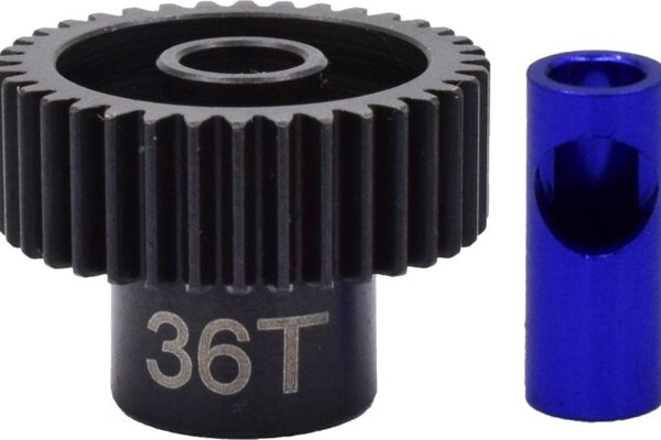 Hot Racing 36t Steel 48p Pinion Gear 5mm & 1/8