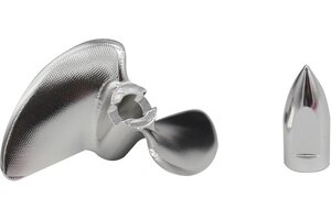 Hot Racing Alum. 1.6x1.6 4mm Prop, for Pro Boat BJ24/SW26/RC26