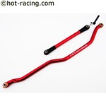 Hot Racing Red Aluminum Fixed Link Steering Rod, Axial Wraith,