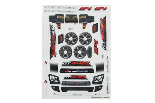 CARISMA GT24R Sticker Sheet