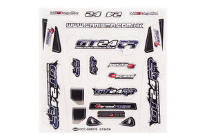 CARISMA GT24TR Truggy Sticker Sheet