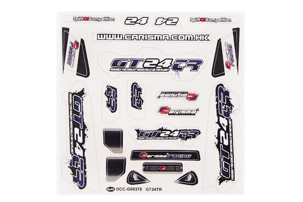 CARISMA GT24TR Truggy Sticker Sheet