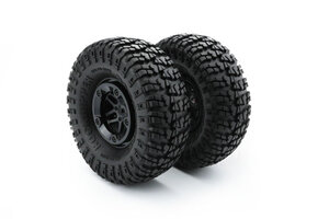 CARISMA Tire and Wheel Set (pr.): SCA-1E