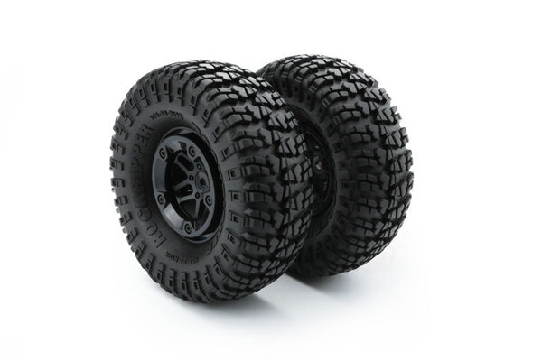 CARISMA Tire and Wheel Set (pr.): SCA-1E