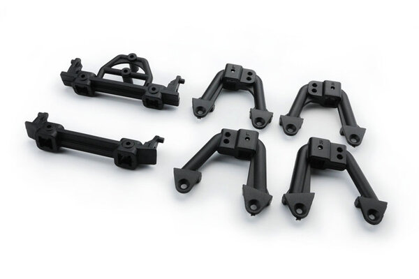 CARISMA Front/Rear Bumper Mounts and Shock Hoops: SCA-1E