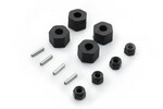 CARISMA Wheel Hex Set (4): SCA-1E