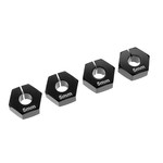 Corally (Team Corally) Wheel Hex Adapter - Aluminum - 4 pcs: SBX410