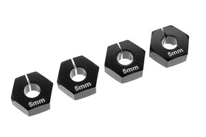 Corally (Team Corally) Wheel Hex Adapter - Aluminum - 4 pcs: SBX410